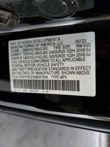 Photo 13 VIN: 5FNYF6H23NB057666 - HONDA PILOT SE 