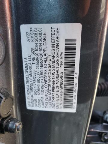 Photo 12 VIN: 5FNYF6H28NB064905 - HONDA PILOT 