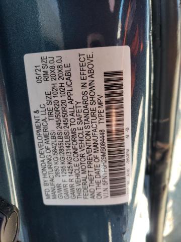 Photo 12 VIN: 5FNYF6H29MB084448 - HONDA PILOT SE 