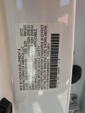 Photo 12 VIN: 5FNYF6H39NB092270 - GMC SIERRA 
