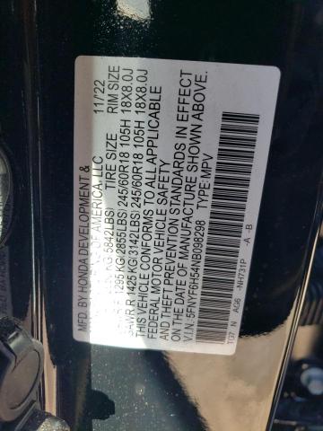 Photo 11 VIN: 5FNYF6H54NB098298 - HONDA PILOT 