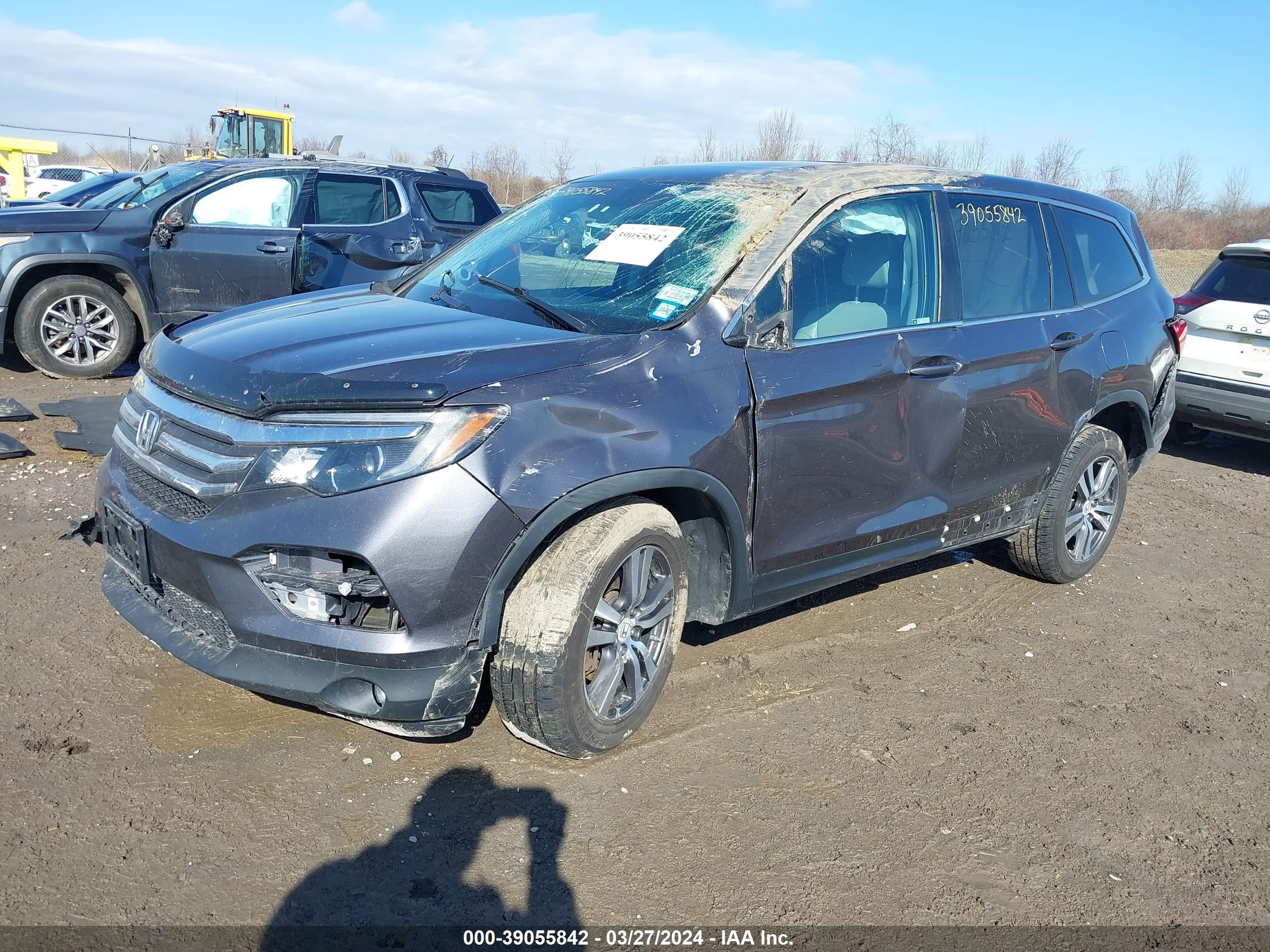 Photo 1 VIN: 5FNYF6H57HB101845 - HONDA PILOT 