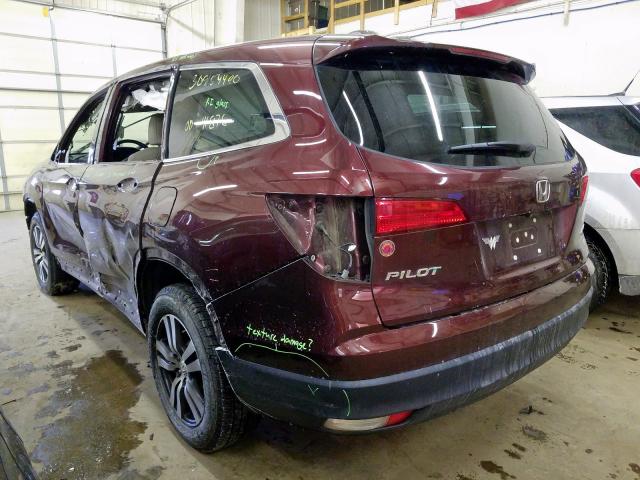 Photo 2 VIN: 5FNYF6H59GB061413 - HONDA PILOT EXL 