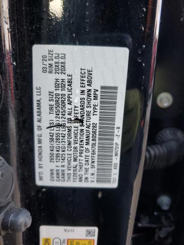 Photo 12 VIN: 5FNYF6H70LB058282 - HONDA PILOT BLAC 