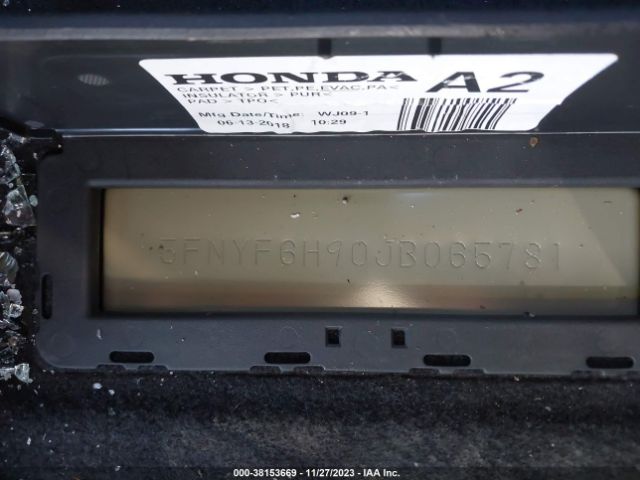 Photo 8 VIN: 5FNYF6H90JB065781 - HONDA PILOT 