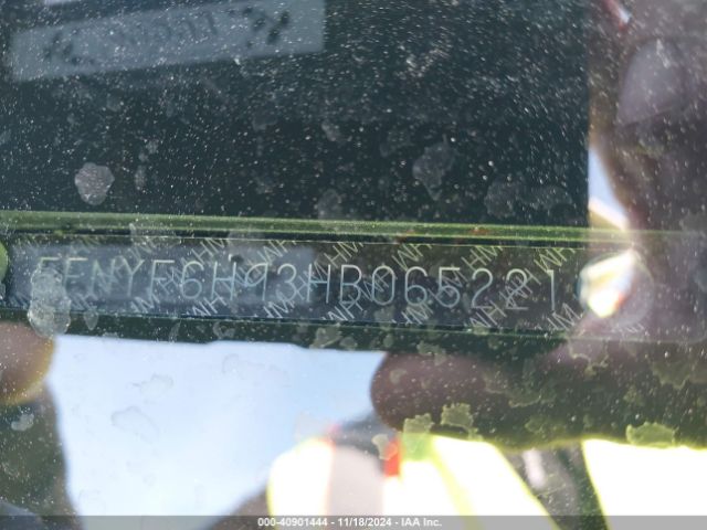 Photo 8 VIN: 5FNYF6H93HB065221 - HONDA PILOT 