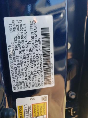 Photo 13 VIN: 5FNYF8H07MB026445 - HONDA PASSPORT E 