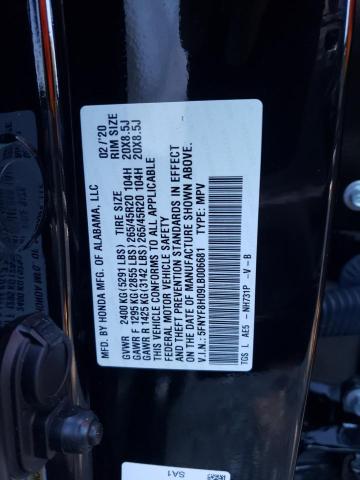 Photo 12 VIN: 5FNYF8H09LB006681 - HONDA PASSPORT 