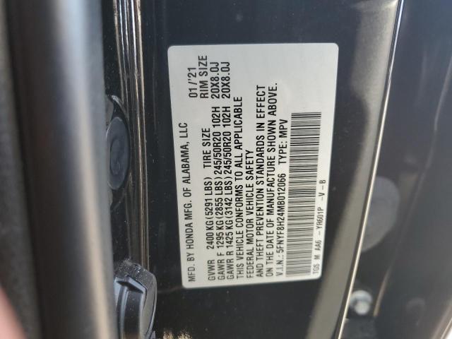 Photo 11 VIN: 5FNYF8H24MB012066 - HONDA PASSPORT 