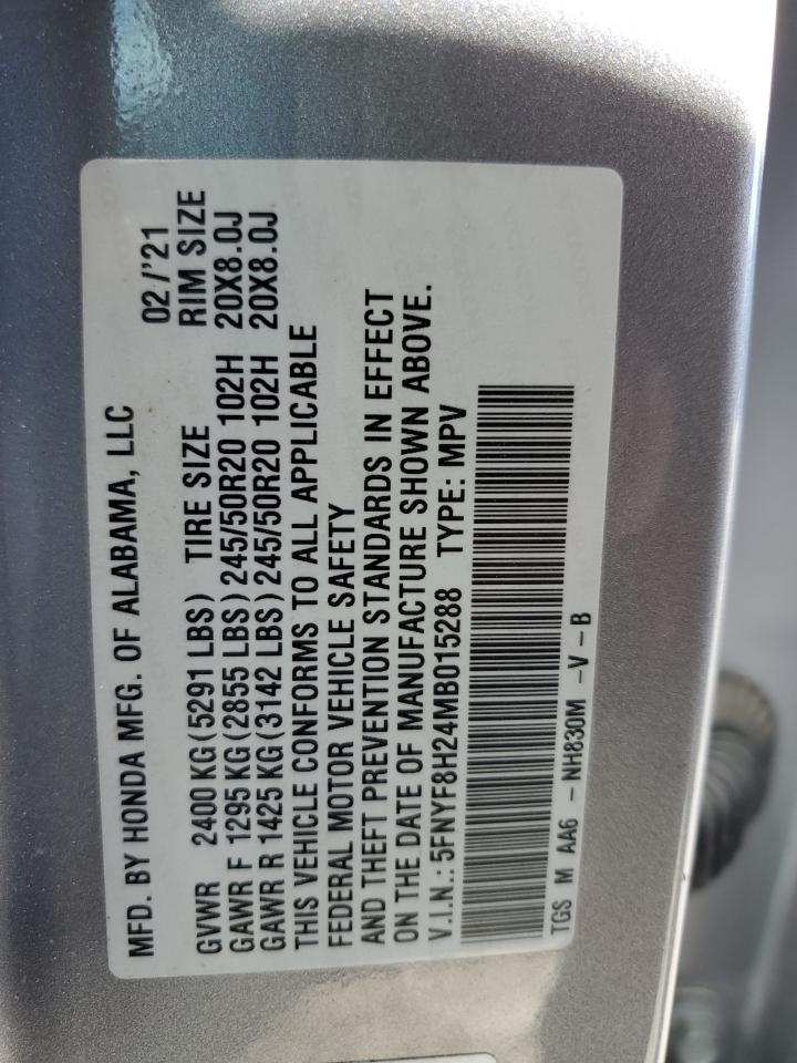 Photo 12 VIN: 5FNYF8H24MB015288 - HONDA PASSPORT 