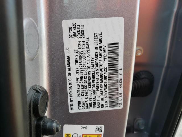 Photo 13 VIN: 5FNYF8H29LB014622 - HONDA PASSPORT 