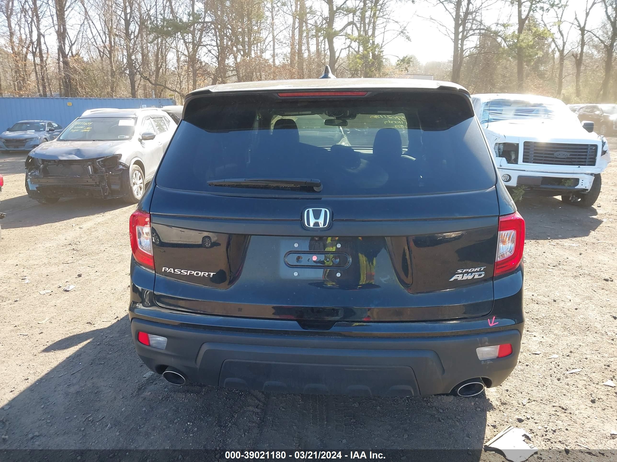 Photo 15 VIN: 5FNYF8H29MB038243 - HONDA PASSPORT 