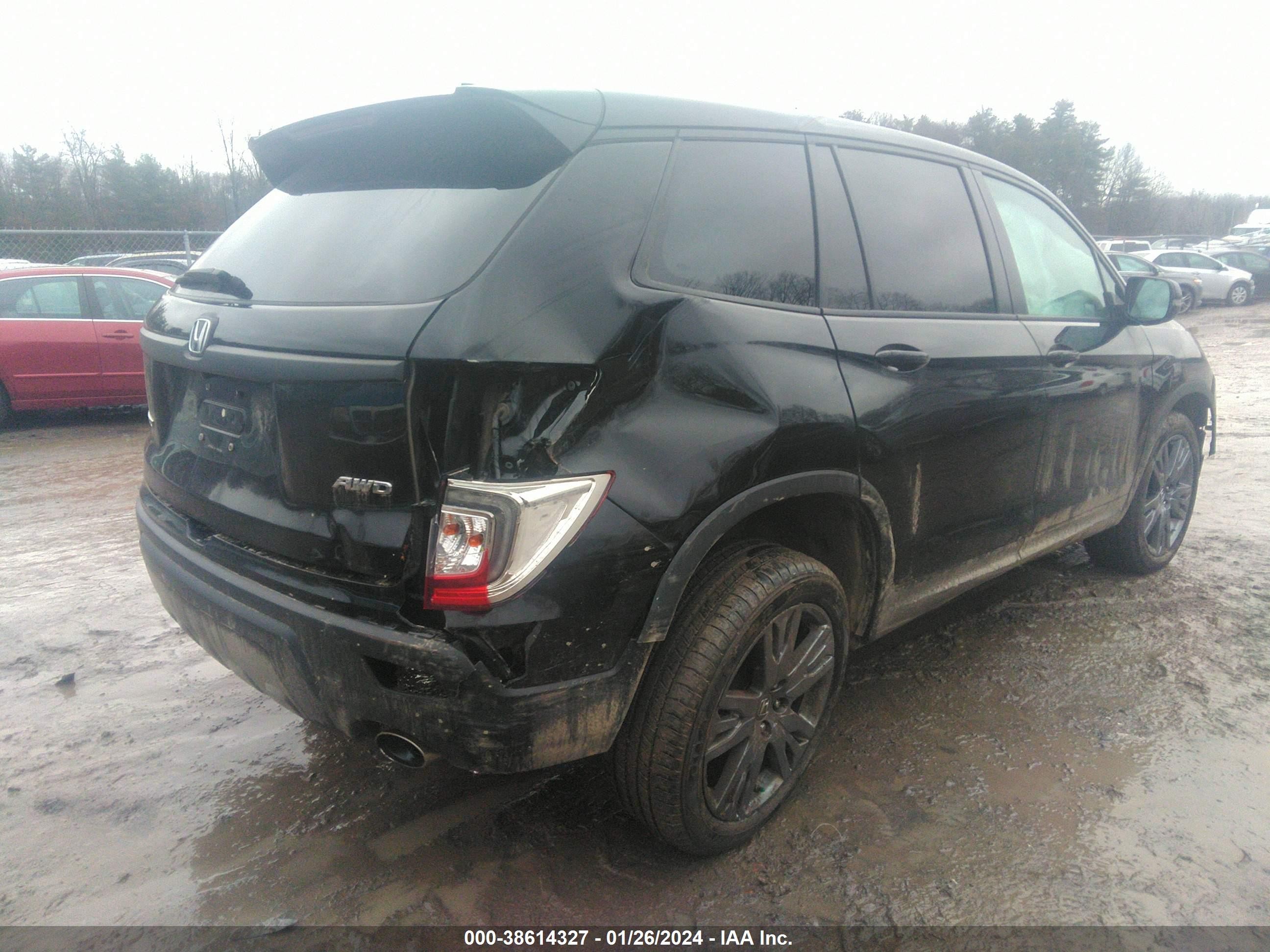 Photo 3 VIN: 5FNYF8H50KB019040 - HONDA PASSPORT 