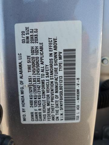 Photo 11 VIN: 5FNYF8H50LB011313 - HONDA PASSPORT 