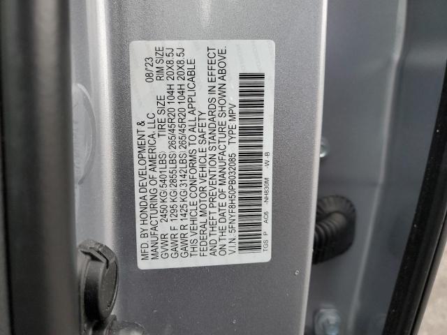 Photo 12 VIN: 5FNYF8H50PB032085 - HONDA PASSPORT 