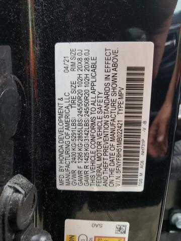 Photo 12 VIN: 5FNYF8H51MB022421 - HONDA PASSPORT E 