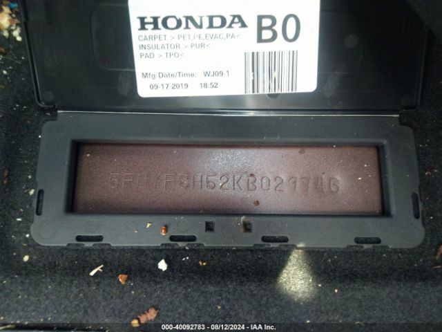 Photo 8 VIN: 5FNYF8H52KB029746 - HONDA PASSPORT 