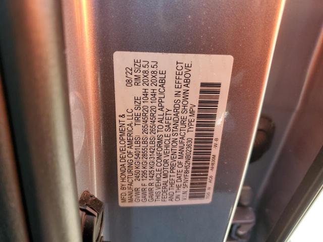 Photo 11 VIN: 5FNYF8H52NB023630 - HONDA PASSPORT 