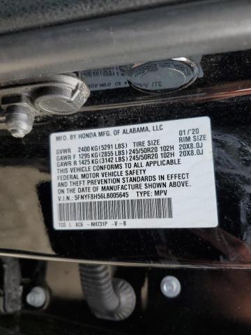 Photo 9 VIN: 5FNYF8H56LB005645 - HONDA PASSPORT E 