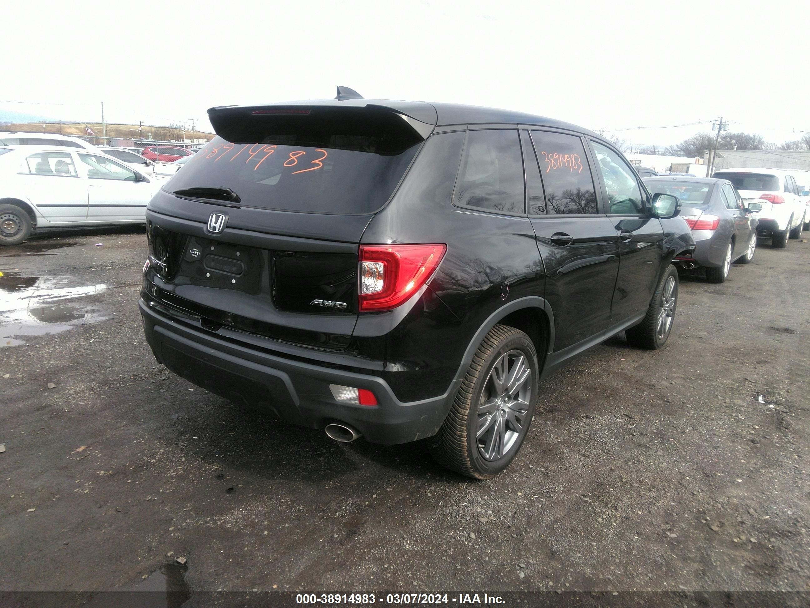 Photo 3 VIN: 5FNYF8H58LB007817 - HONDA PASSPORT 