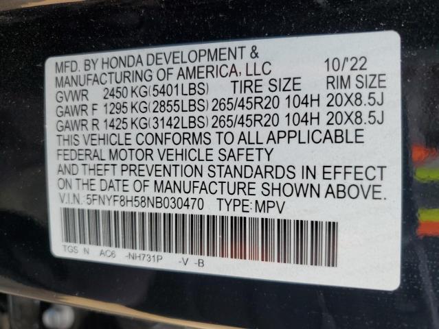 Photo 12 VIN: 5FNYF8H58NB030470 - HONDA PASSPORT 