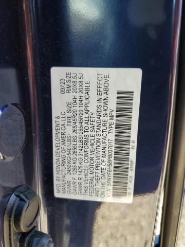 Photo 12 VIN: 5FNYF8H58PB037017 - HONDA PASSPORT E 