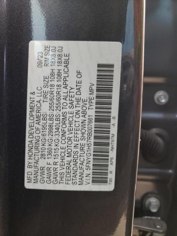 Photo 13 VIN: 5FNYG1H57RB007661 - HONDA PILOT EXL 