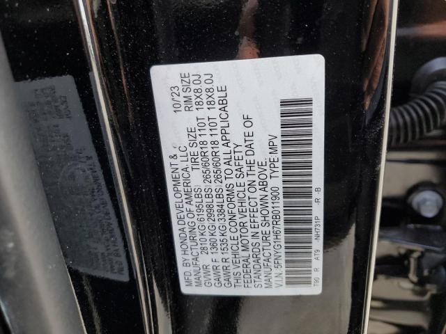 Photo 13 VIN: 5FNYG1H67RB011900 - HONDA PILOT 