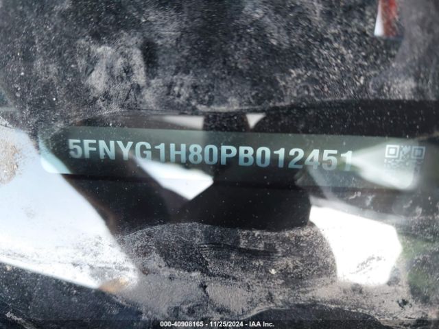 Photo 8 VIN: 5FNYG1H80PB012451 - HONDA PILOT 