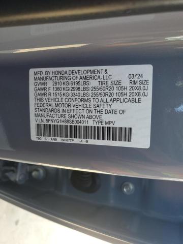 Photo 12 VIN: 5FNYG1H88SB004011 - HONDA PILOT ELIT 