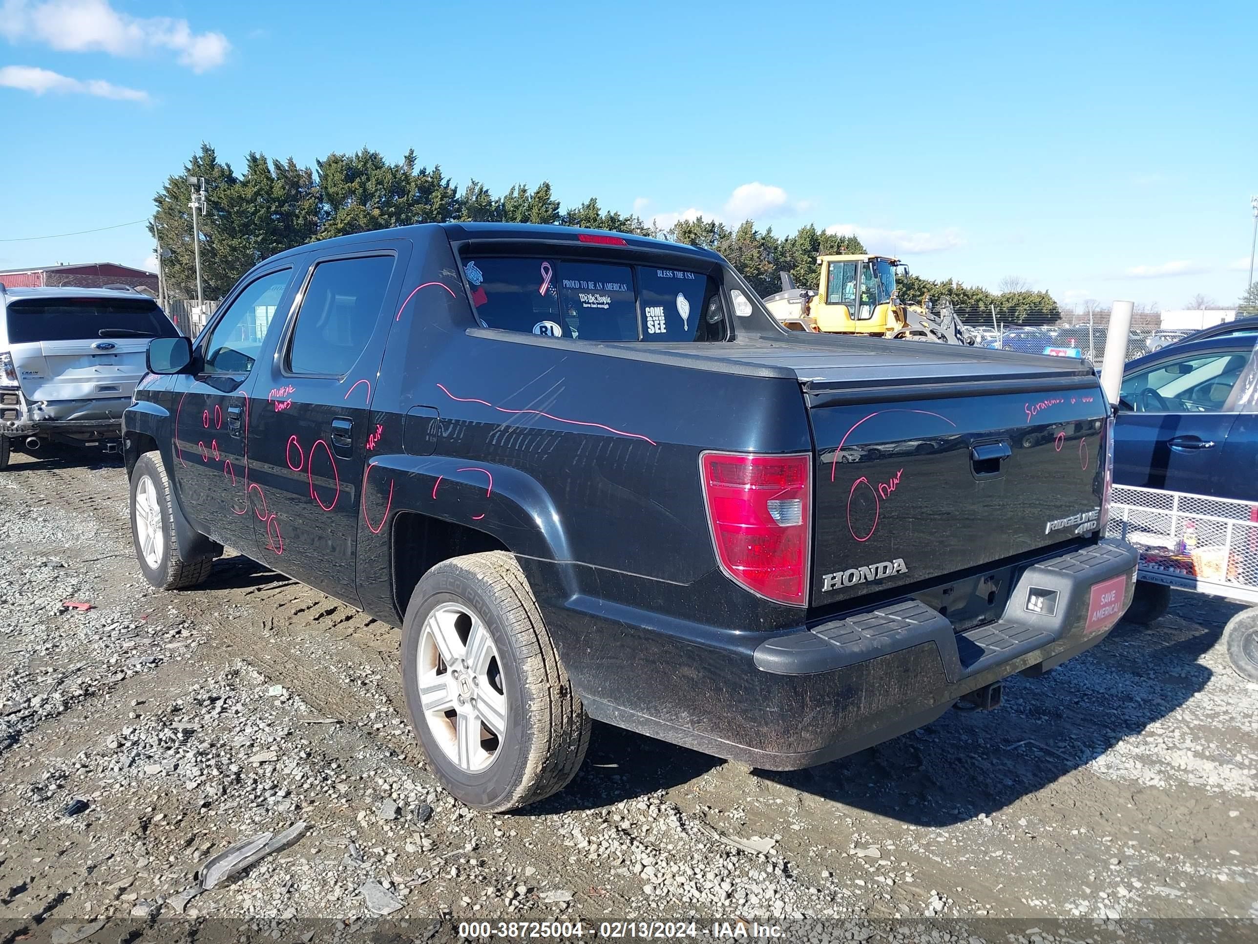 Photo 2 VIN: 5FPYK16549B106818 - HONDA RIDGELINE 