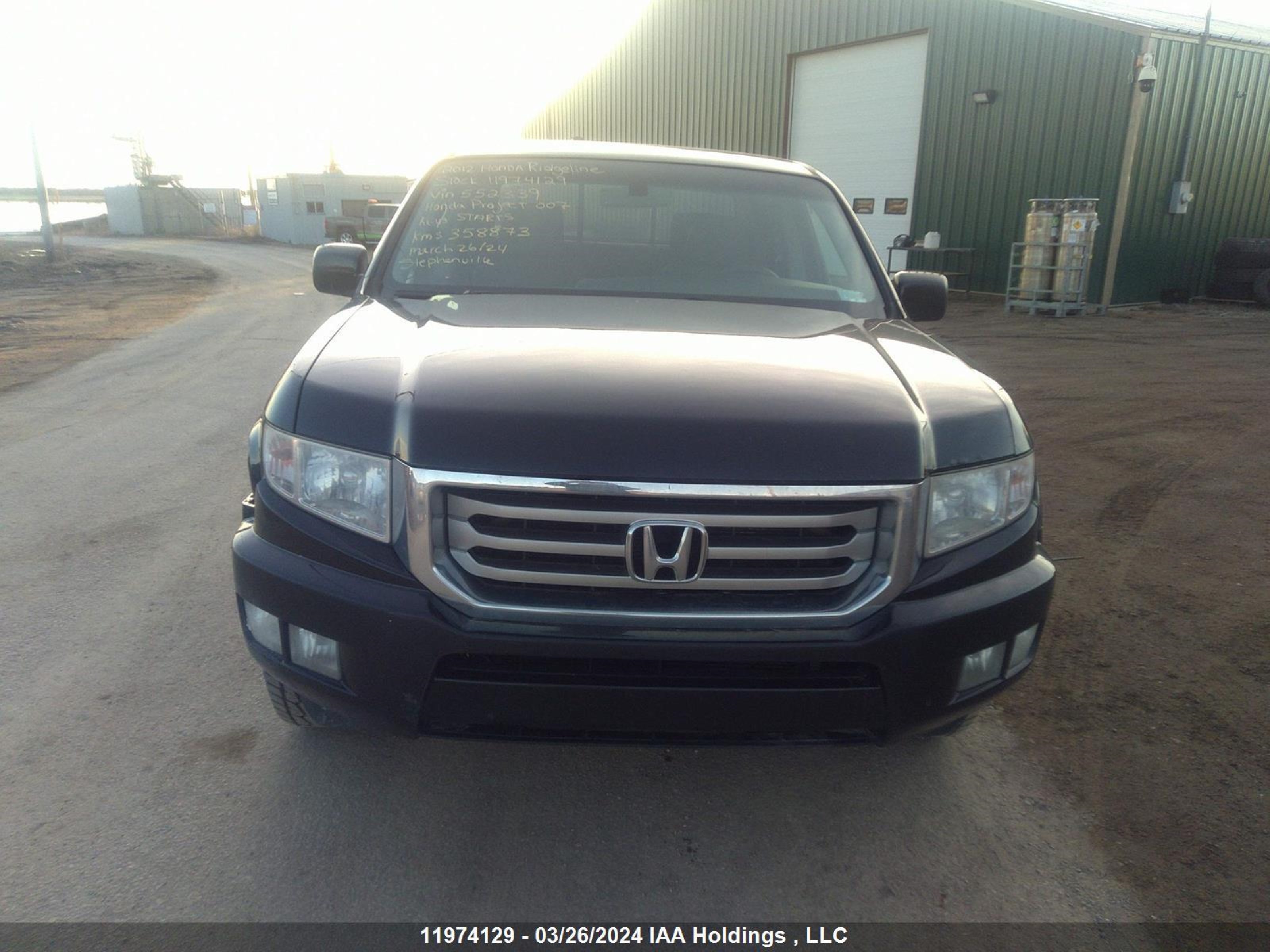 Photo 13 VIN: 5FPYK1F4XCB552339 - HONDA RIDGELINE 