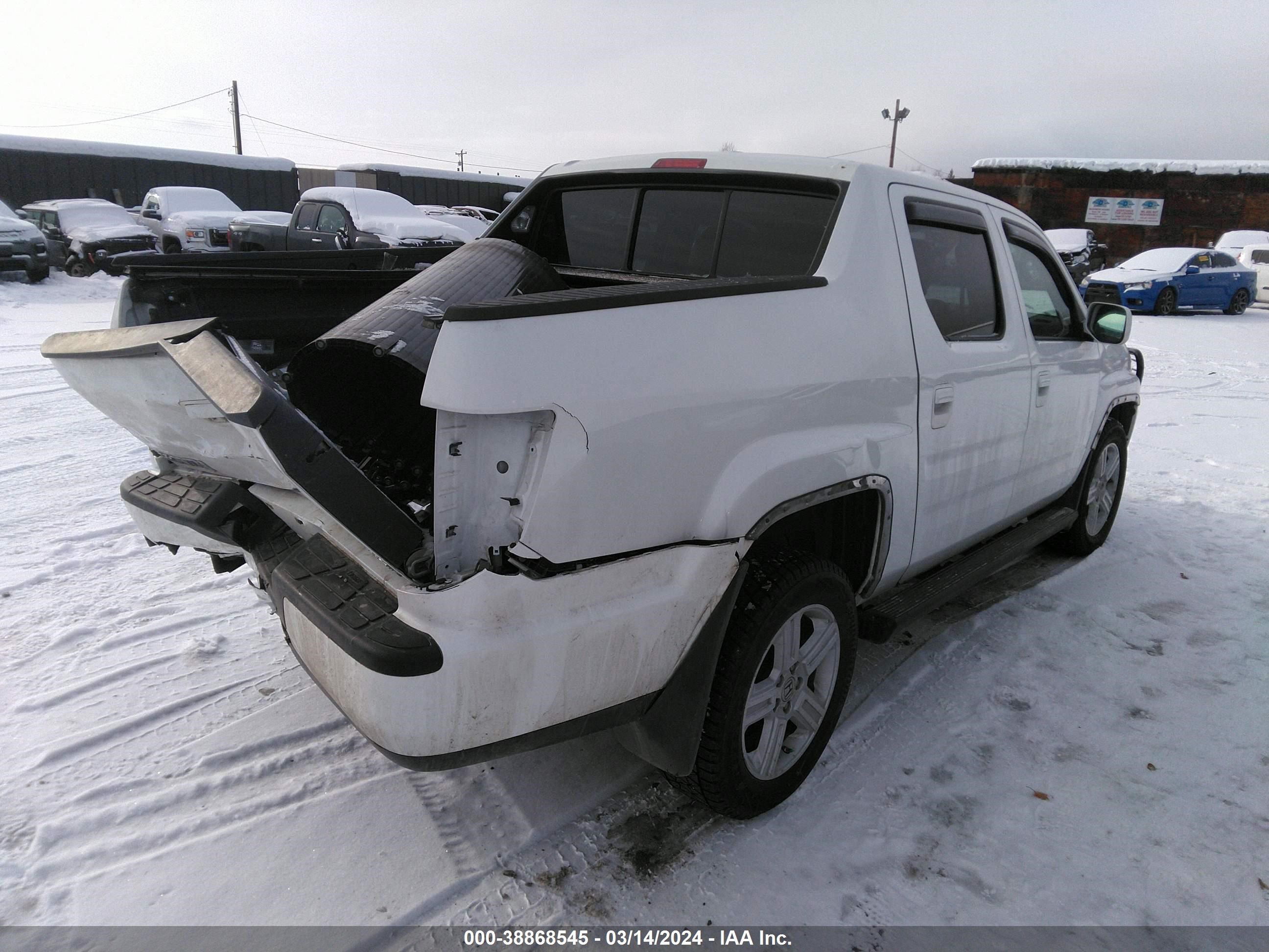 Photo 3 VIN: 5FPYK1F51EB007352 - HONDA RIDGELINE 