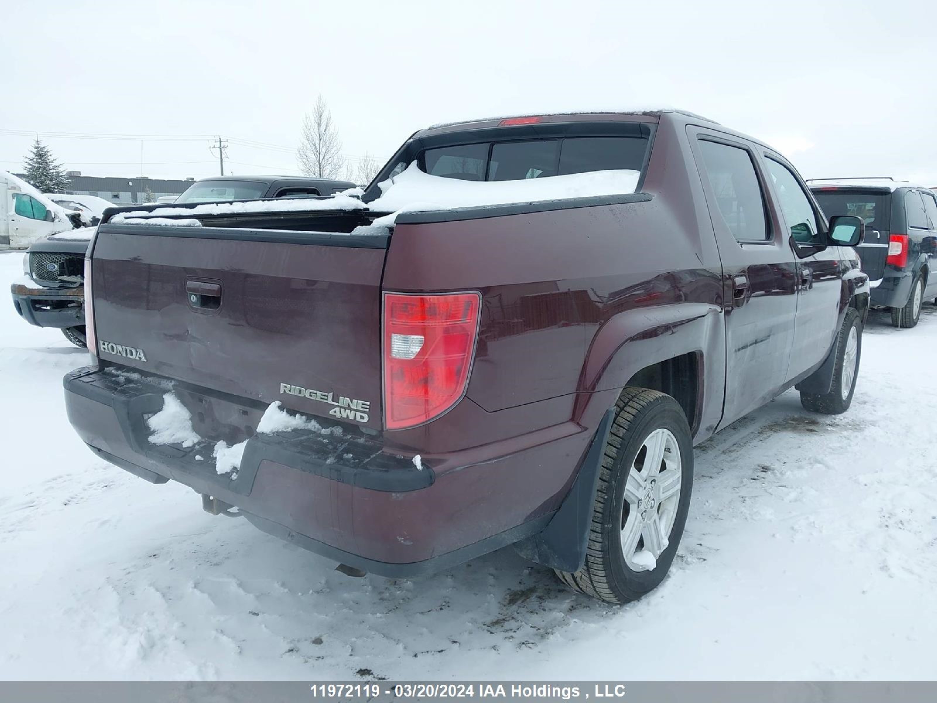 Photo 3 VIN: 5FPYK1F55BB502519 - HONDA RIDGELINE 