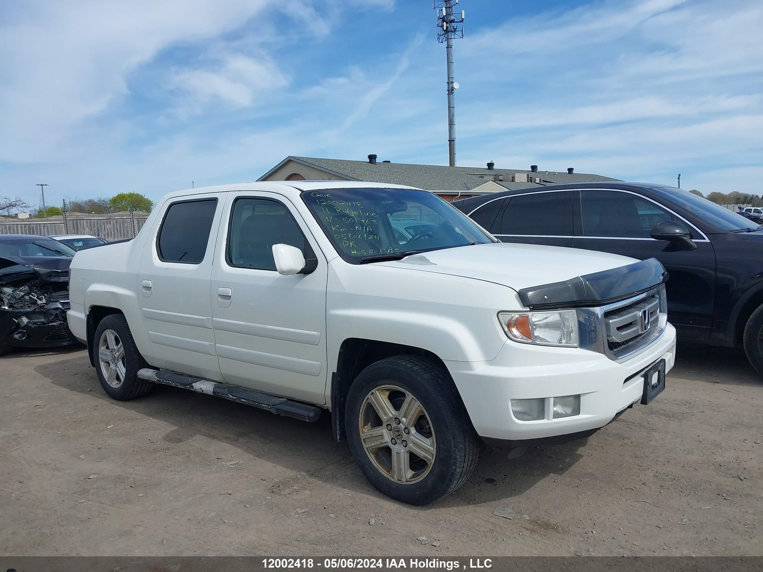 Photo 13 VIN: 5FPYK1F58BB501963 - HONDA RIDGELINE 