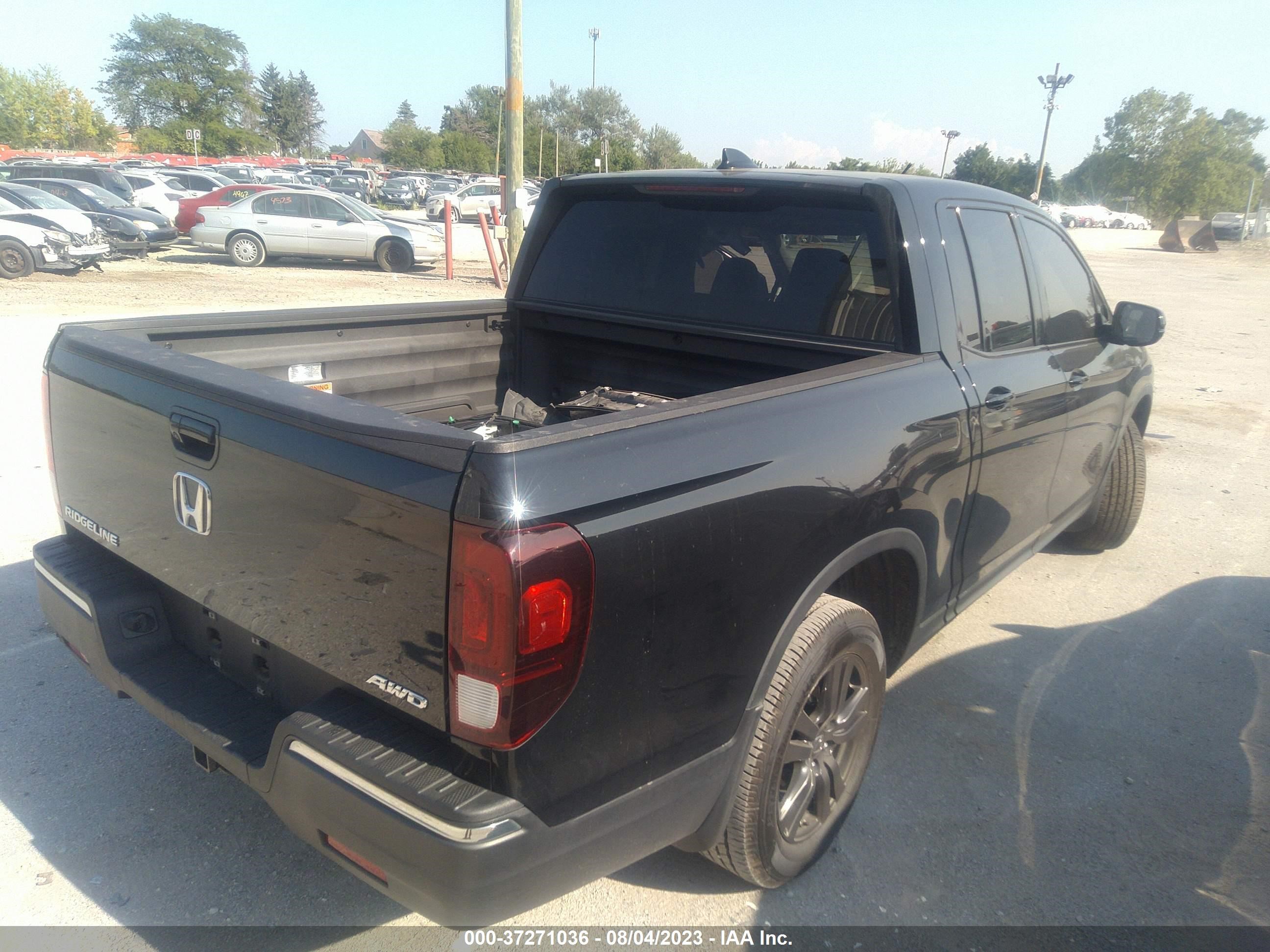 Photo 3 VIN: 5FPYK3F10KB001837 - HONDA RIDGELINE 