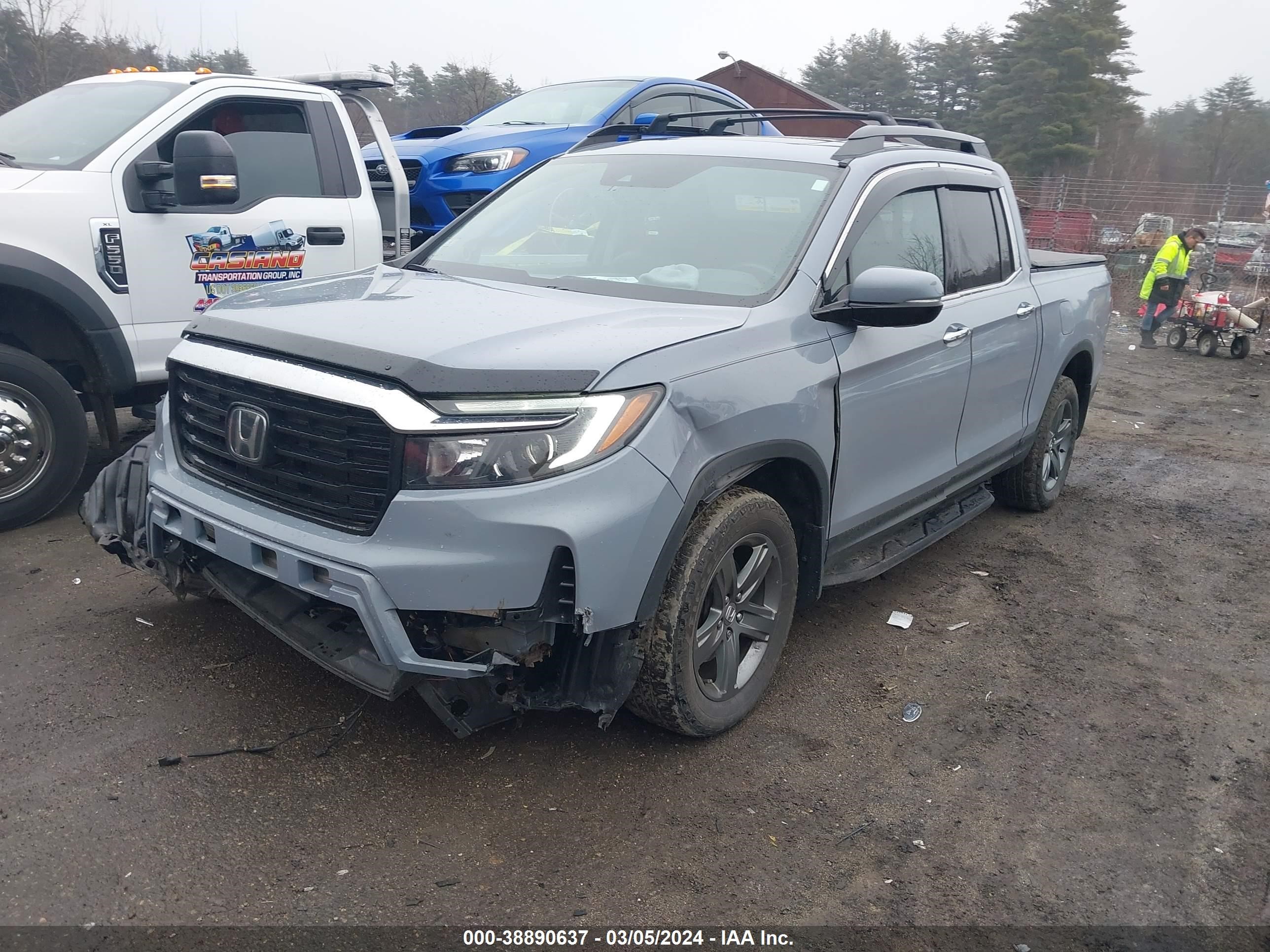 Photo 1 VIN: 5FPYK3F73NB012792 - HONDA RIDGELINE 