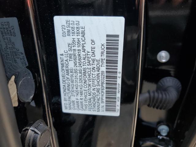 Photo 12 VIN: 5FPYK3F83PB032259 - HONDA RIDGELINE 