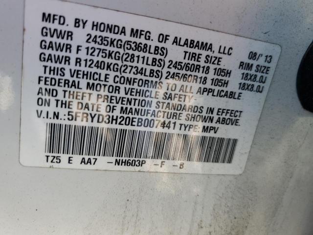 Photo 12 VIN: 5FRYD3H20EB007441 - ACURA MDX 