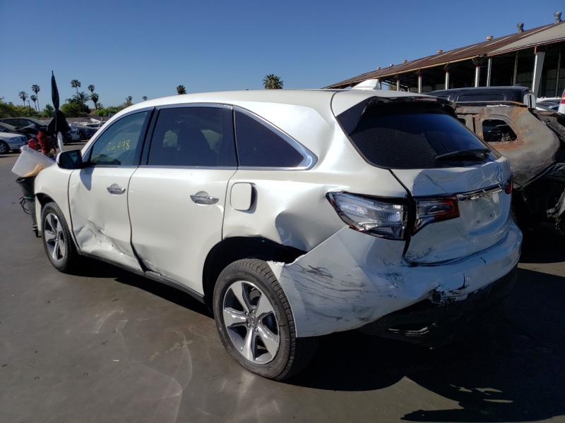 Photo 2 VIN: 5FRYD3H25GB017577 - ACURA MDX 