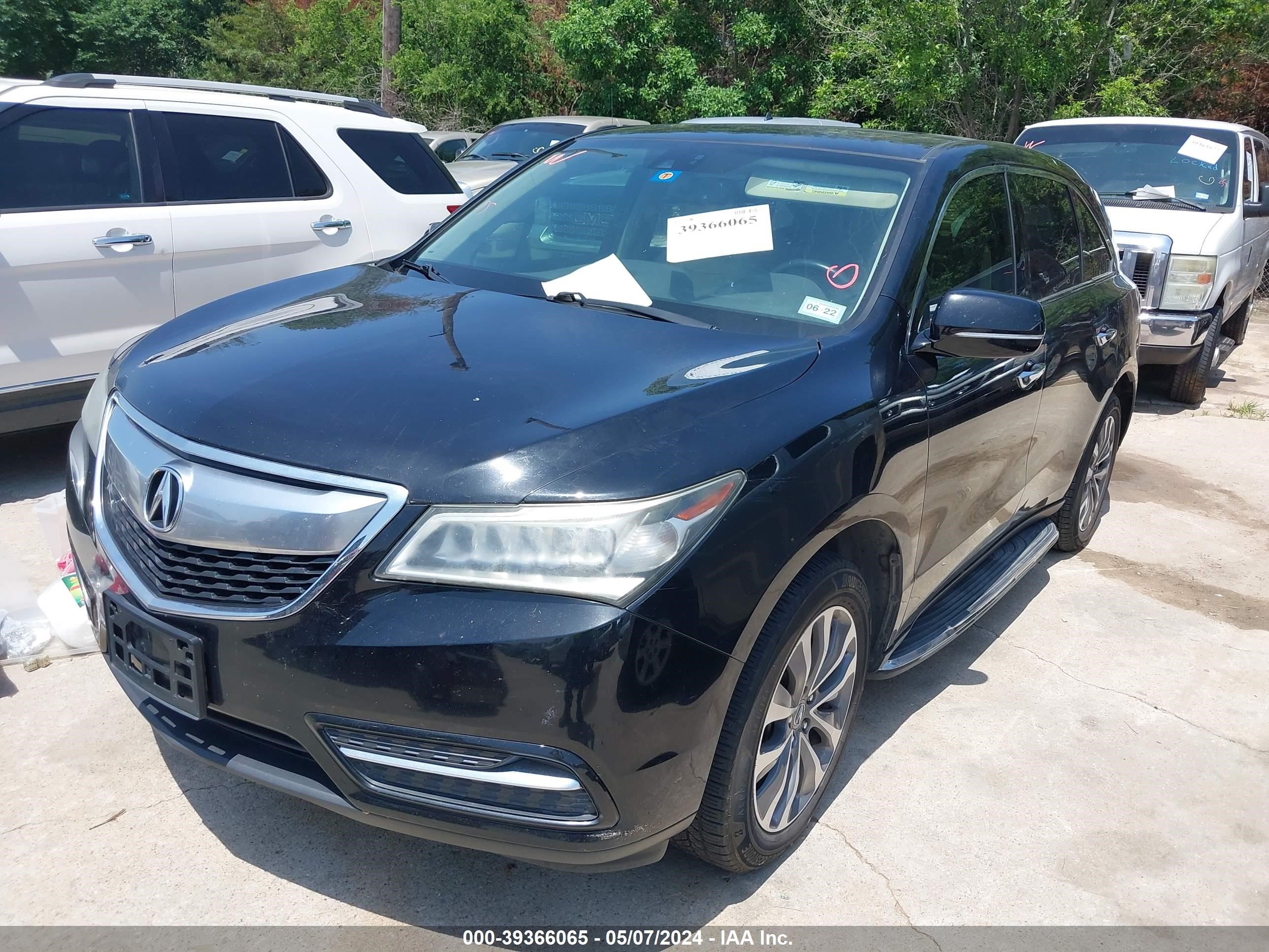 Photo 1 VIN: 5FRYD3H40EB003861 - ACURA MDX 