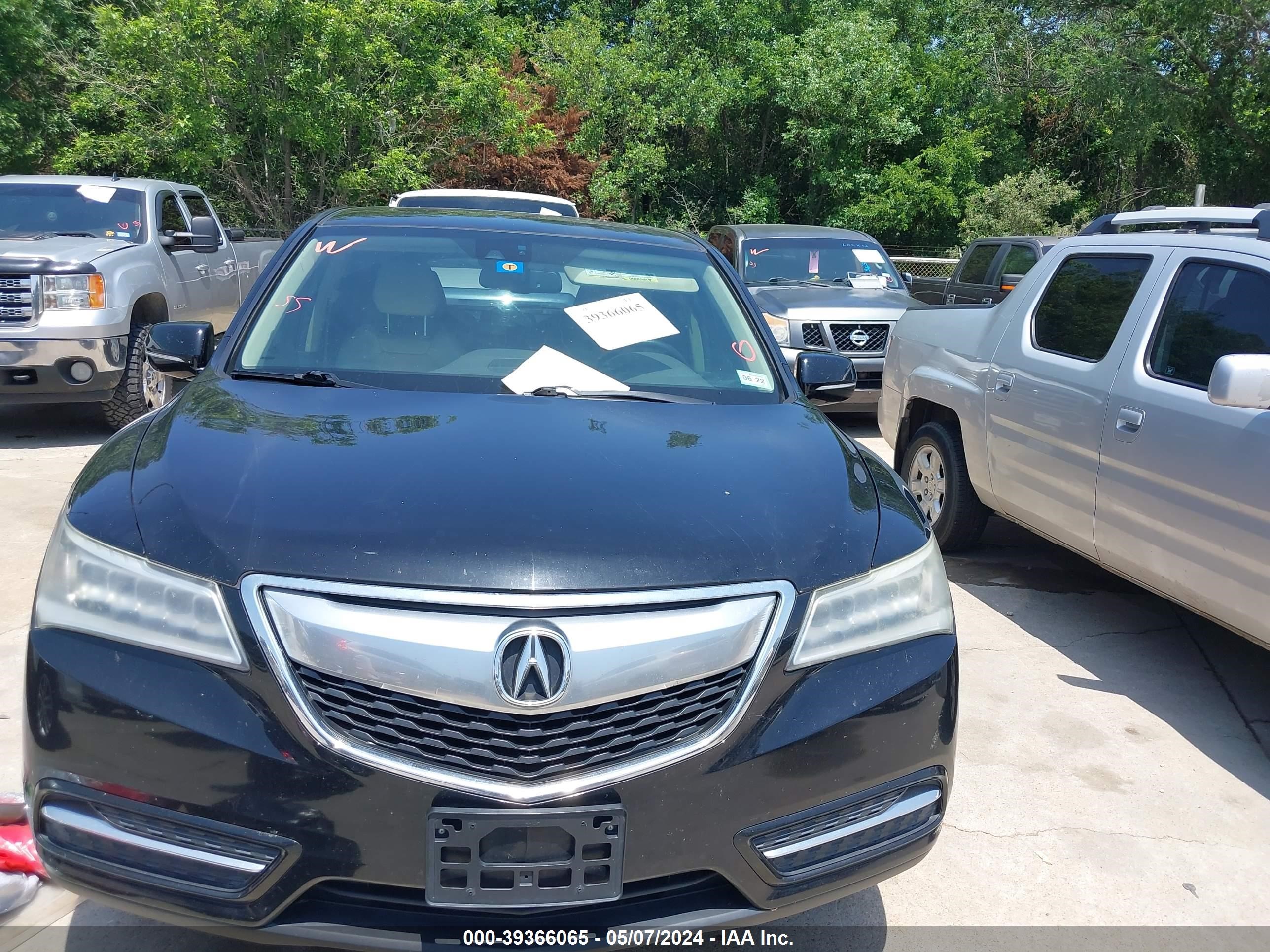 Photo 10 VIN: 5FRYD3H40EB003861 - ACURA MDX 