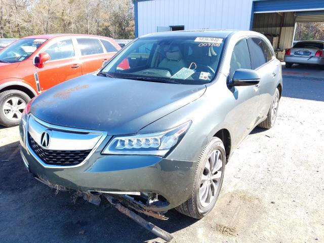 Photo 1 VIN: 5FRYD3H41FB003708 - ACURA MDX TECHNO 