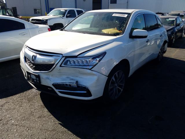 Photo 1 VIN: 5FRYD3H41GB018887 - ACURA MDX TECHNO 