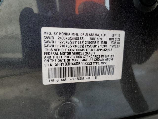 Photo 11 VIN: 5FRYD3H44GB008323 - ACURA MDX 