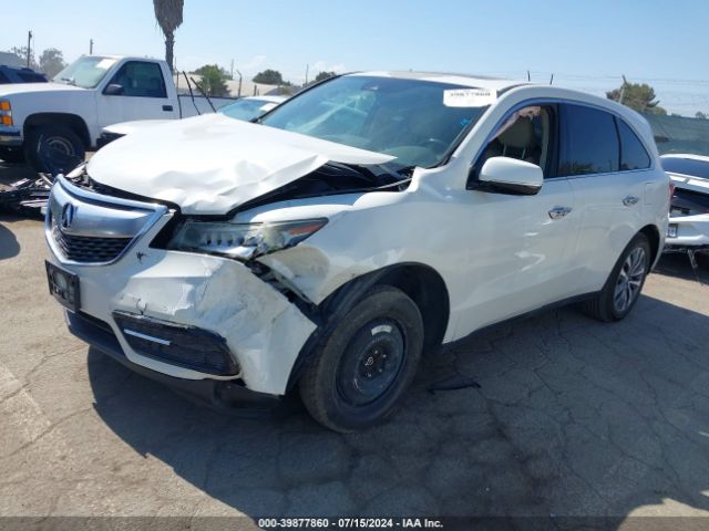 Photo 1 VIN: 5FRYD3H44GB017362 - ACURA MDX 