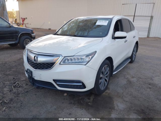 Photo 1 VIN: 5FRYD3H45GB007018 - ACURA MDX 