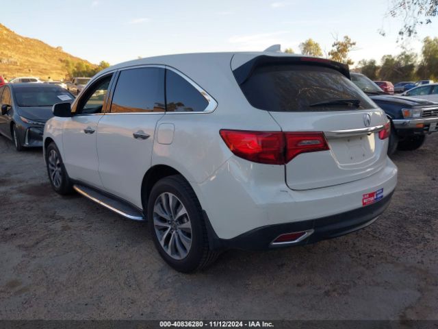 Photo 2 VIN: 5FRYD3H45GB007018 - ACURA MDX 