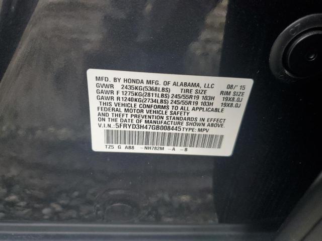 Photo 12 VIN: 5FRYD3H47GB008445 - ACURA MDX 