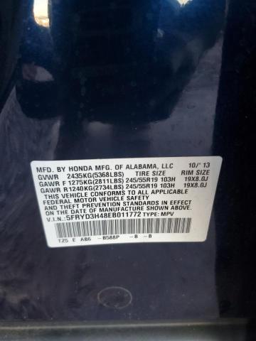 Photo 11 VIN: 5FRYD3H48EB011772 - ACURA MDX TECHNO 